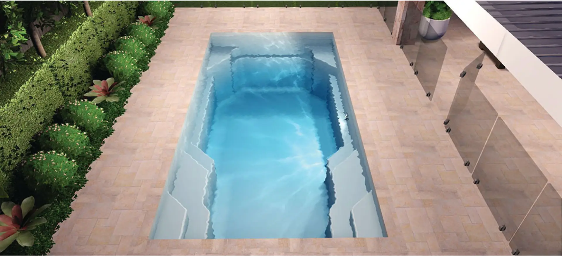 Caesar Small Pool by aqua technics